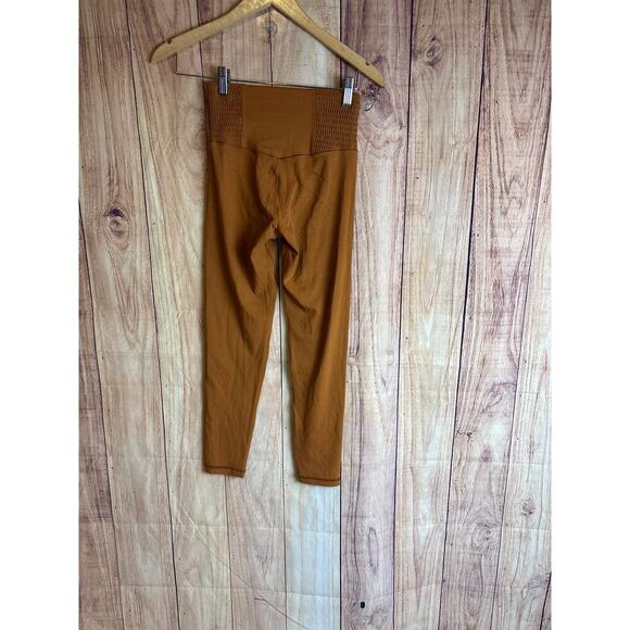 Aerie Offline 7/8 Leggings Burnt Orange Ruche Waist Size S NEW READ DESC - Picture 6 of 6